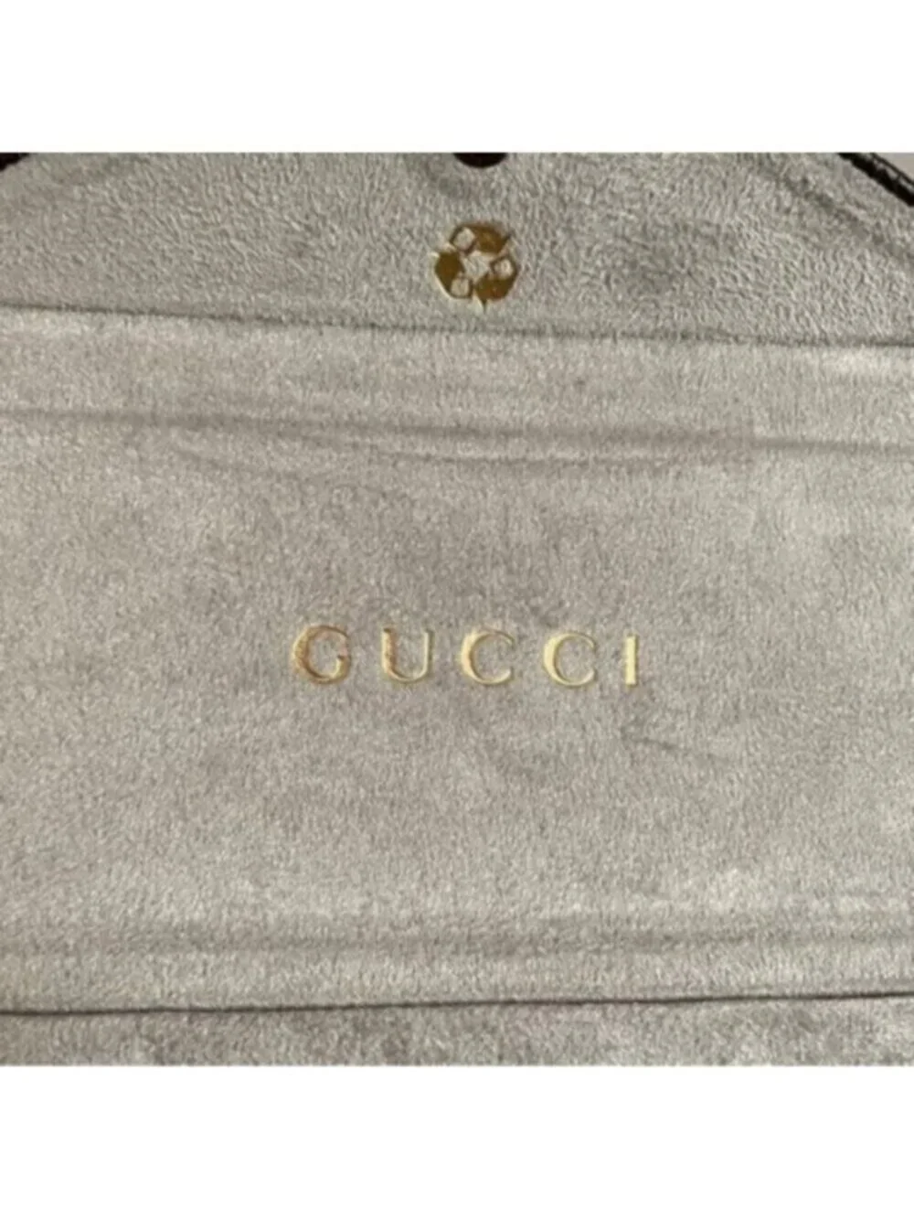 Gucci Brown GG Monogram Triangular Glasses Hard Case - Unisex 🇮🇹